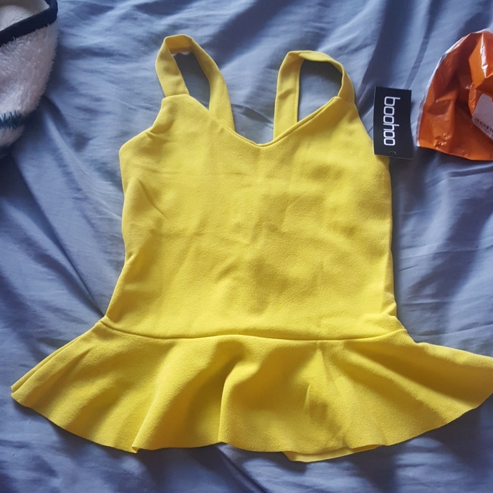 Peplum top! Never worn!